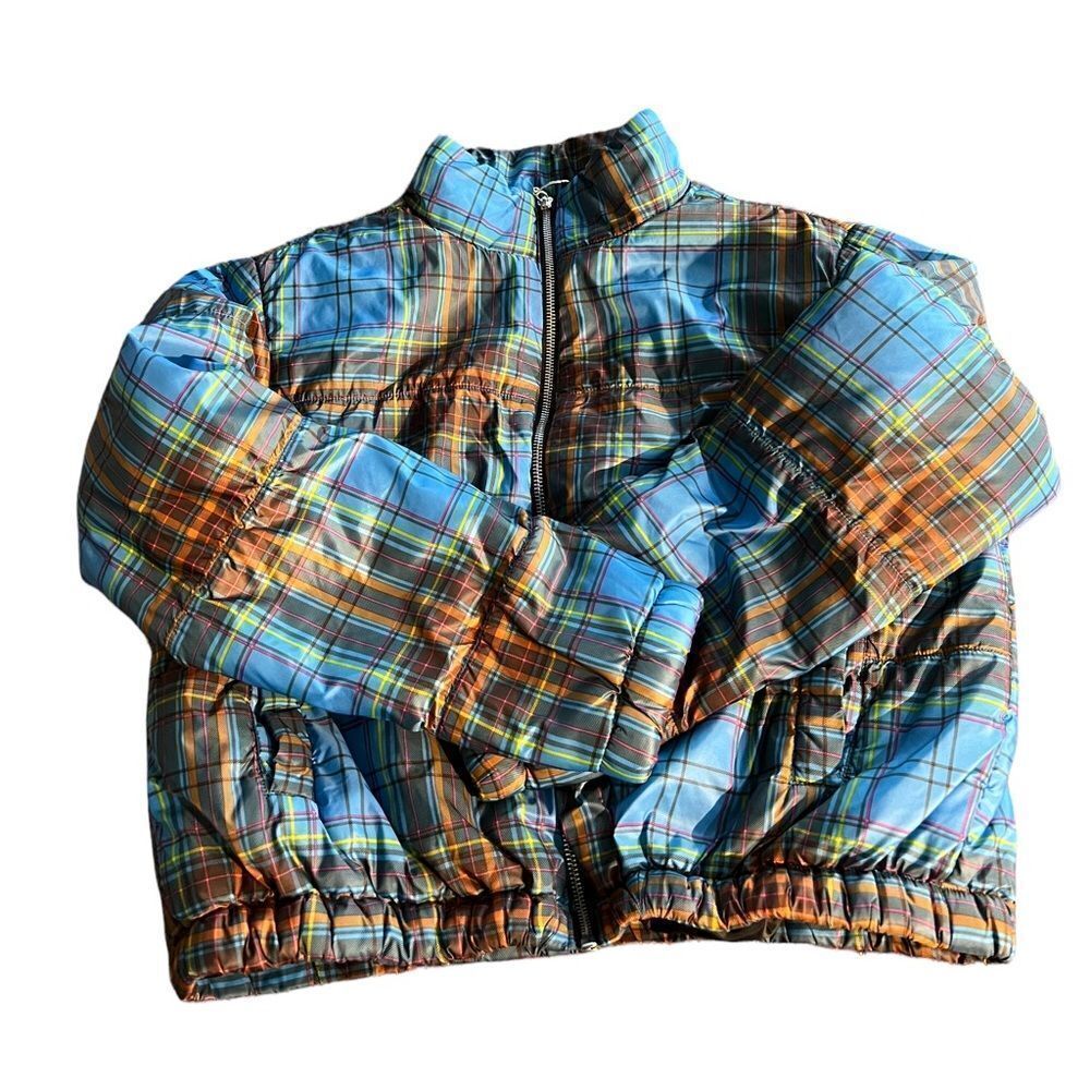 Wild‎ Fable Girl’s Light Weight Plaid Puffer Coat
